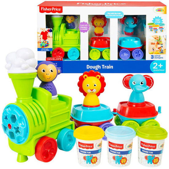 Fisher Price Train + dough 3 colors ZA3619