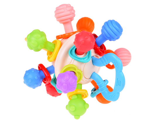 Baby teether Round ball with studs of various textures ZA4997