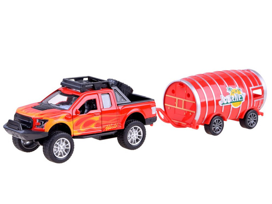 Pickup car set trailer-barrel ZA3583