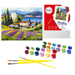 Paint by numbers kit Town by the sea HQ6316 40x50 AP0028