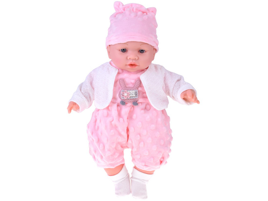 Interactive soft baby doll babbles and laughs 40 cm ZA5836