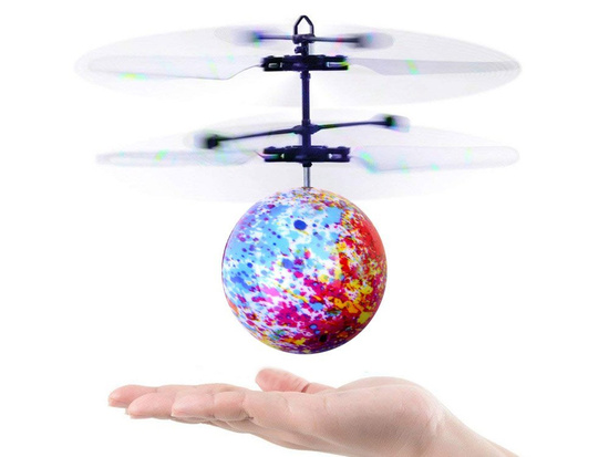 Flying glowing Disco ball controlled by hand ZA2530