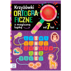 Aksjomat Krzyżówki ortograficzne z magiczną lupą 7+ KS1073