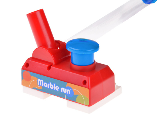 Colorful Marble Run DIY Ball Track with Launcher 58 Pieces ZA5979