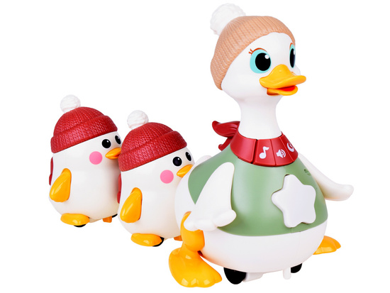 Interactive Duck Family Walking duck with baby ducklings ZA5422