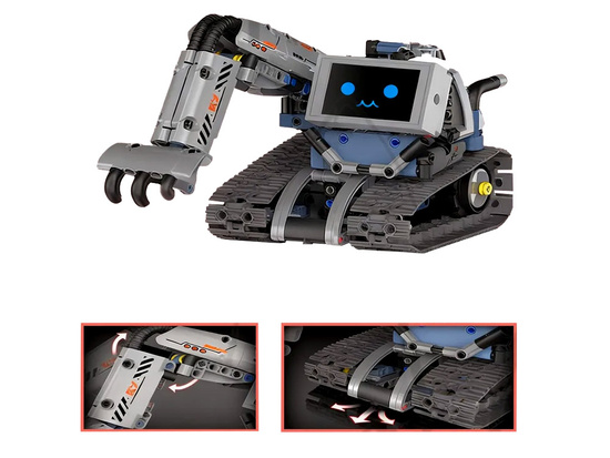 5-in-1 Remote Controlled Building Blocks - Build ROBOTS and Bring Them to Life! RC0742