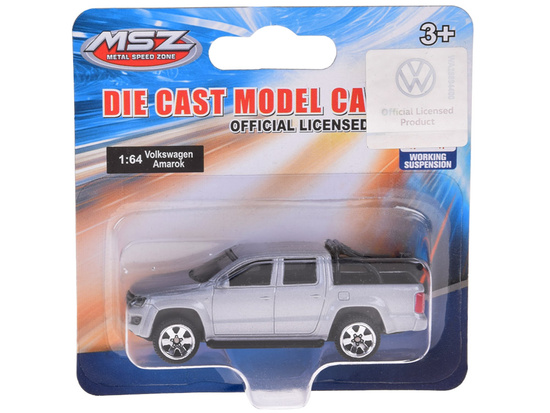 Licensed metal car Volkswagen Amarok 1:64 suspension ZA5060
