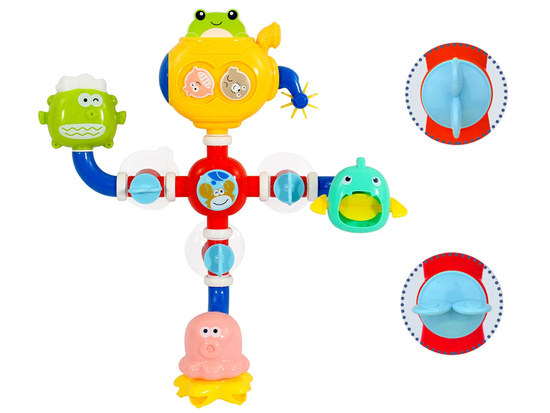 Bath toy water mill suction cup ZA4661