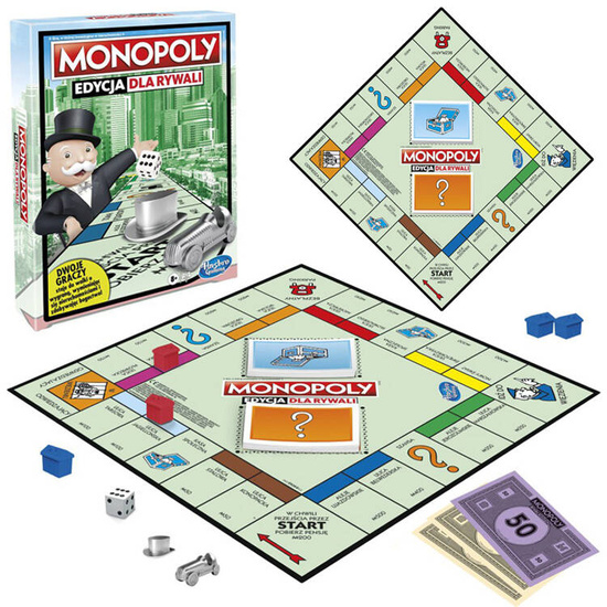 Monopoly game Edition for rivals board card GR0659