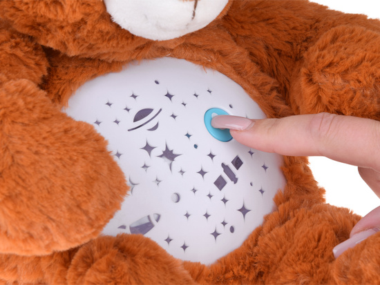 Teddy bear star projector with lullabies and sleep lamp ZA5713