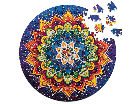 Alexander Night Mandala - wooden puzzle 100 pieces ZA6078