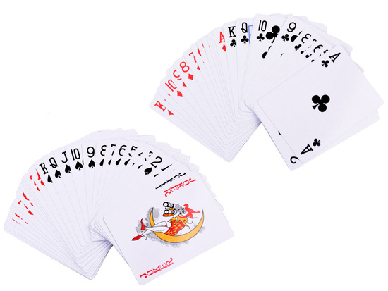 Zestaw Gra karciana 2w1 Poker i Black Jack Żetony + karty + plansza GR0706
