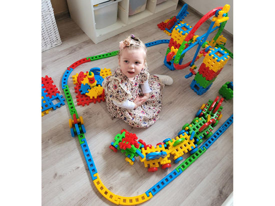 Blocks Amusement park large waffles 246 pcs. ZA4890