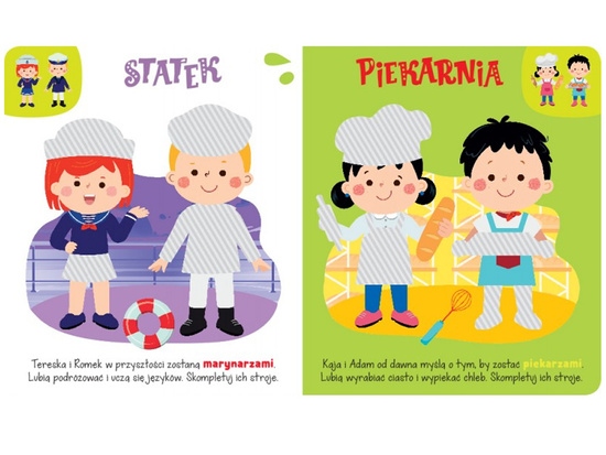 Aksjomat Ubieranki naklejanki. Zawody i hobby -odkrywaj pasje  KS1143