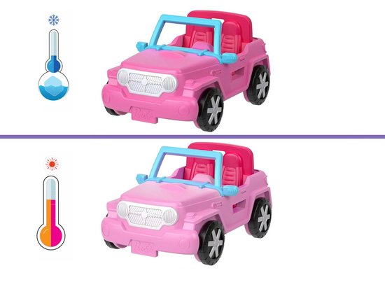 Mattel Mini Barbie Land Camper Doll with Off-Road Vehicle + Tent ZA6038 G