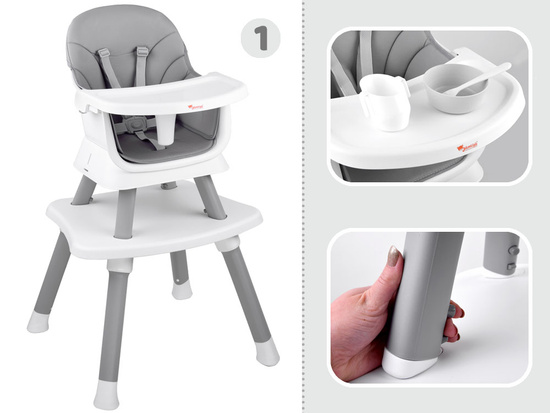 High chair, feeding chair Set 6in1 ZA4142