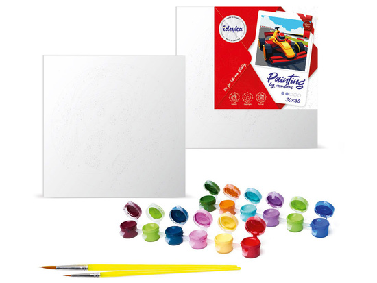 Painting by numbers 30x30cm KHO8559 Colorful races AP0070