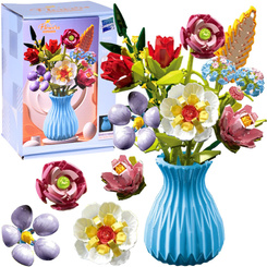 Technical blocks SERIES: Bouquet of 8 wildflowers in a vase 691 pieces ZA5892
