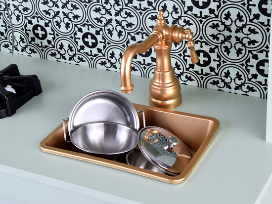 Beautiful Mint wooden kitchen for children ZA4128