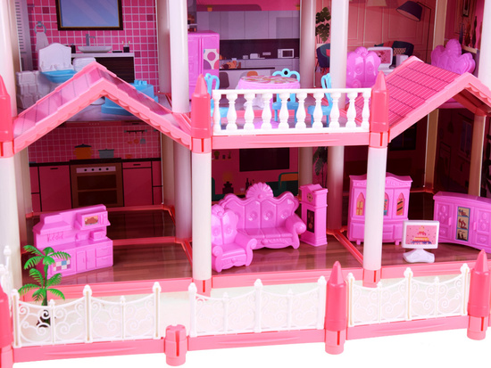 Doll house + furniture 222 pcs. ZA4456