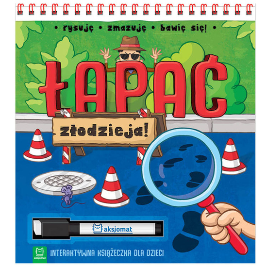 Aksjomat Łapać złodzieja Interaktywna książeczka KS0552