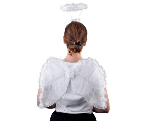 ANGEL Costume - Includes: wings, halo, skirt, wand ZA5860