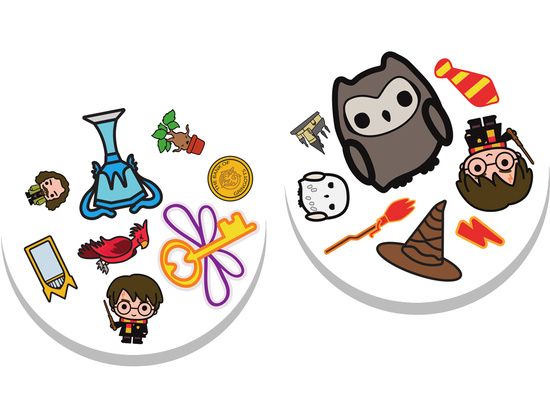 Rebel Gra Karciana gra Dobble Harry Potter - okrągłe karty do gry GR0772