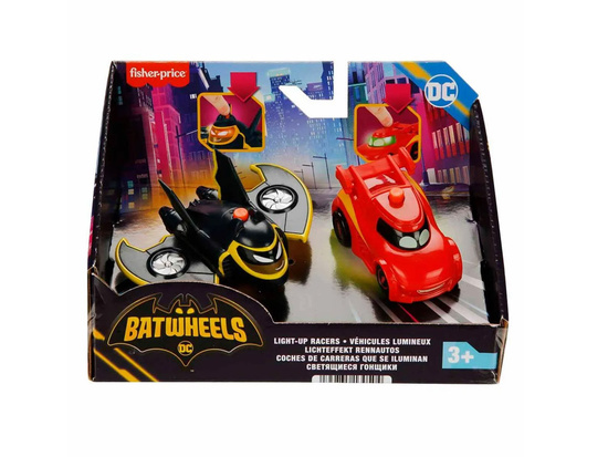 DC BATWHEELS Vehicles with Lights Batwing Redbird ZA6046