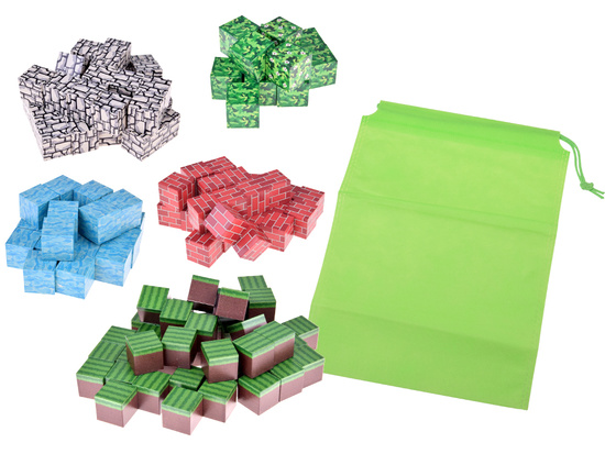 Magnetic construction blocks 144 pieces cubes cubes pixels ZA6005