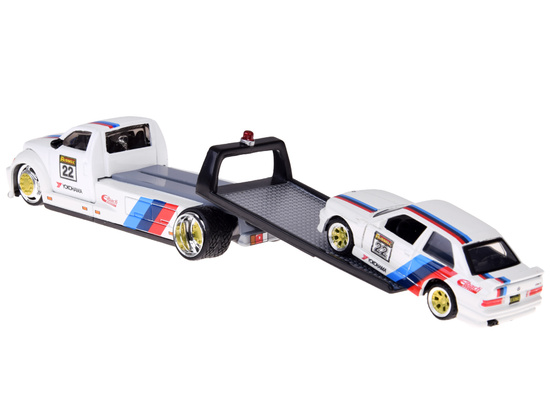 Maisto Licencjonowane Auta Metalowe 1:64  Flatbed i BMW M3 1988 ZA5958