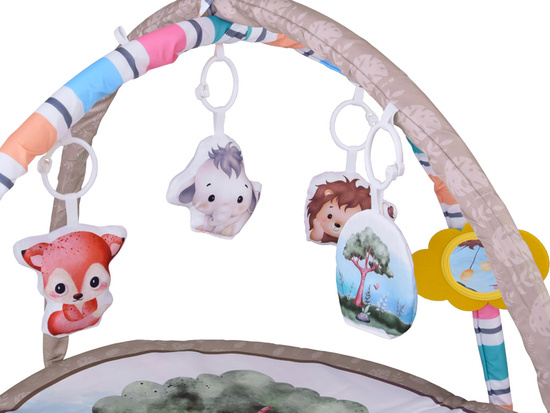 Colorful Educational Play Mat with Animals – Soft and Safe ZA5825