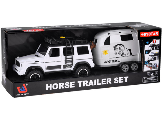 Off-road vehicle with opening trailer, buggy + HORSE Light and sound ZA5912