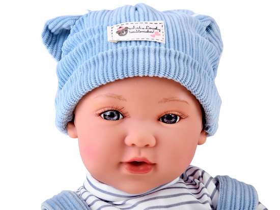 Interactive BOBAS doll 46cm - in blue shorts + accessories ZA5835