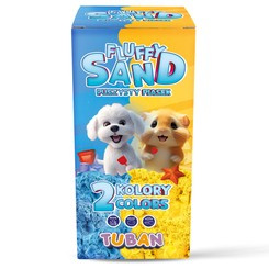 Tuban puszysty pachnący piasek Fluffy niebieski żółty 140 g ZA5170