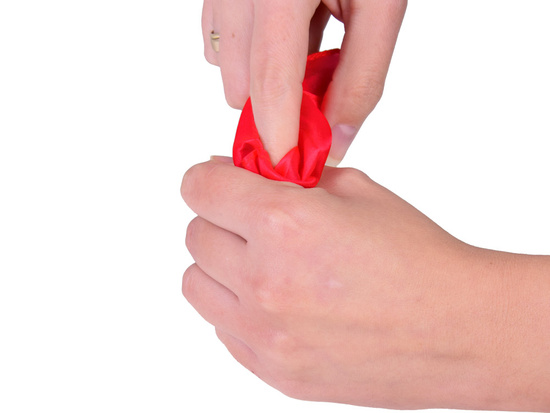 Magic trick fake finger trick disappearing handkerchief GR0694