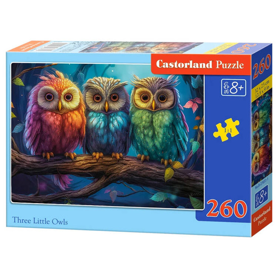 Puzzle 260-elementów Three Little Owls 