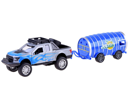 Pickup car set trailer-barrel ZA3583