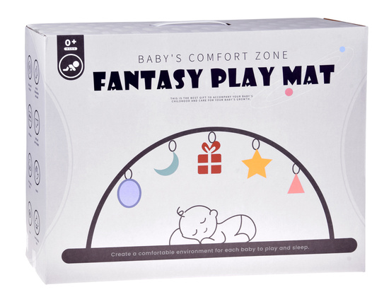 Large Educational Play Mat for Babies with Contrast Cards and Toys ZA5911