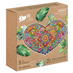 Alexander Mandala of Love with Love - wooden puzzle 150 pieces ZA6079