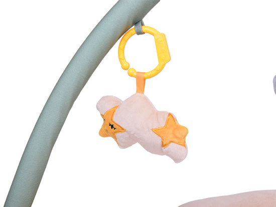 Soft educational mat with a CLOUD arch in muted colors ZA5590