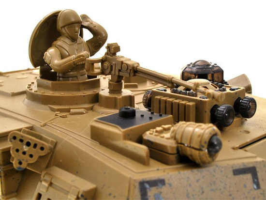 Controlled TANK M1A2 desert camouflage RC0374