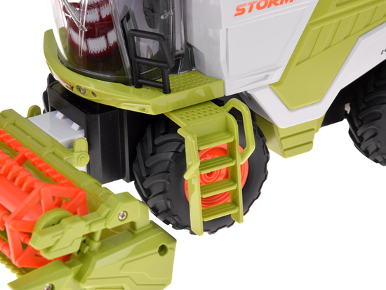 Large Combine Harvester for Corn Grain with SMOKE Light Sound Remote Control RC0716