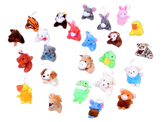 Christmas ADVENT CALENDAR - plush animals pendants ZA5857