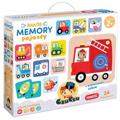 CzuCzu Duuuże Memory Vehicles educational game ZA4074