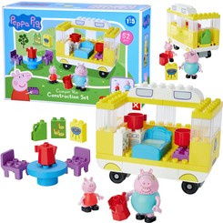Construction Building Blocks Camper Peppa Pig Dad 52 pieces. ZA4903
