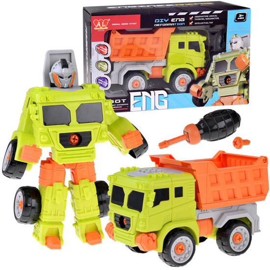 WYWROTKA - ROBOT 2w1 Auto budowlane zmieniające się w robota ZA4704 B