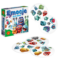 Alexander Card Game But Pairs Emotions - Round Cards GR0787