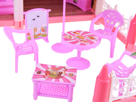 Doll house + furniture 222 pcs. ZA4456