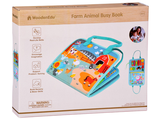 Montessori Manipulative Book - 28 Sensory Activities ZA5943