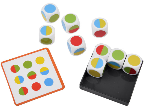 Puzzle game for observation and concentration, colorful patterns GR0761